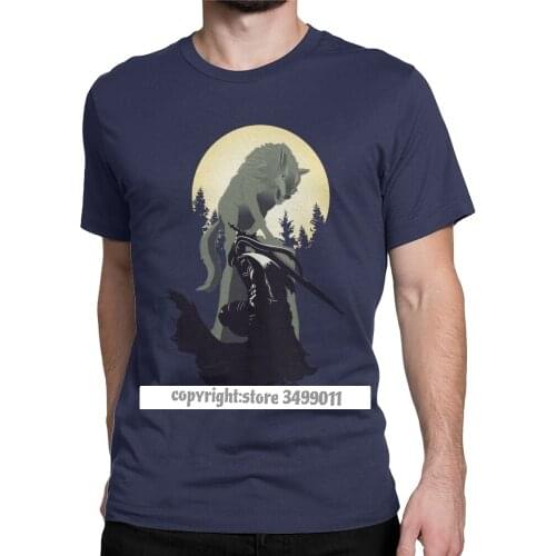 Knight Artorias And Sif Dark Souls T-Shirt Men Premium Cotton Tops T Shirt Praise The Sun Bloodborne Game Fitness Tee Camisas