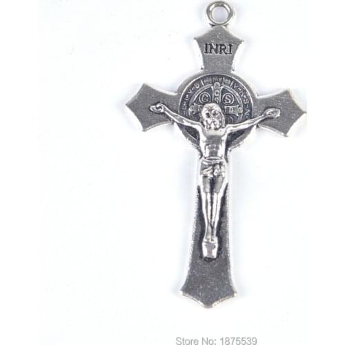 53*30 mm Classic Catholic St Benedict Crucifix For Making Pray Rosary