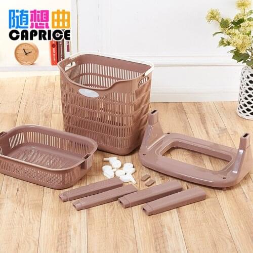 The dirty laundry basket basket plastic storage basket of dirty clothes dirty clothes barrel laundry storage basket large laundr