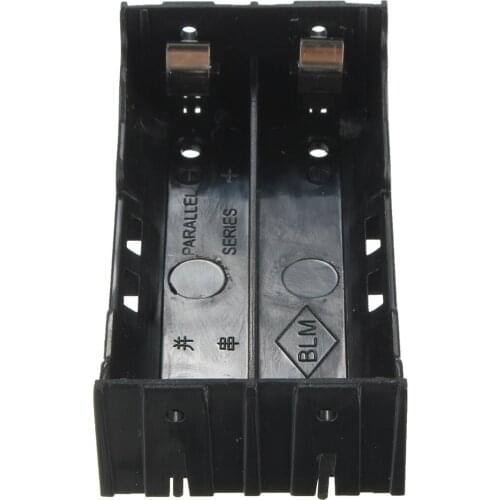 MAHA Hot 10x Battery Holder Box Case Black for 2x 13.7V 18650 Battery
