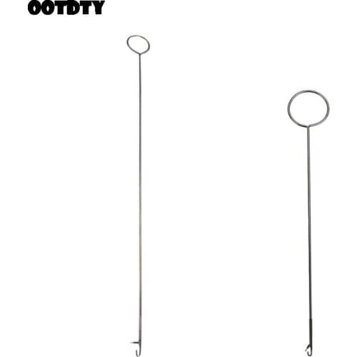 Stainless Steel Sewing Loop Turner Hook for Turning Fabric Tube Strap Belt Strip Handmade DIY Tool