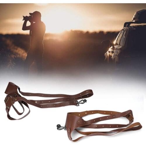 Zip lock plastic bags Leather Camera Shoulder Strap Universal Adjustable Shoulder Harness for DSLR Cameras DV shoes bag travels