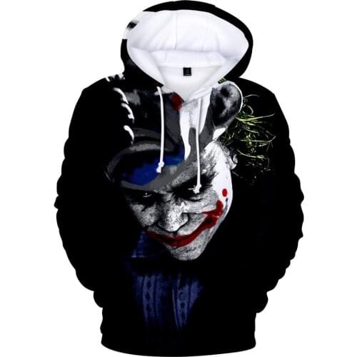 Autumn new wild sweatshirt mens brand hoodie mens wild suicide team Deadshot 3D printing hoodies mens casual sportswear shirt