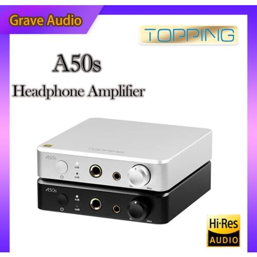 TOPPING A50s 4.4mm Balanced 6.35mm Single-Ended Flagship NFCA Hi-Res Audio Pre AMP Headphone Amplifier voltage 115V/230V
