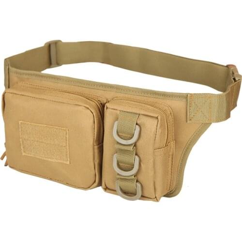 Outdoor sports double waist pack camouflage 3P tactical waist pack Running Cycling mobile phone waist pack