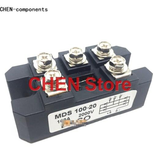 1pcs MDS100-20 New three-phase rectifier bridge MDS100A2000V