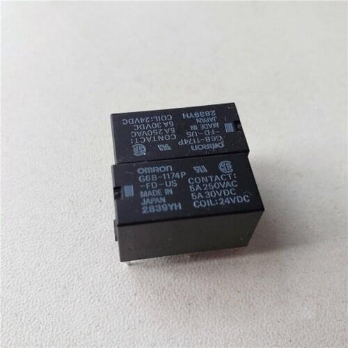 3pcs Omron Relay G6B-1174P-FD-US-24VDC 250V 5A relay 4 pin relay 5V/12V/24VDC relay
