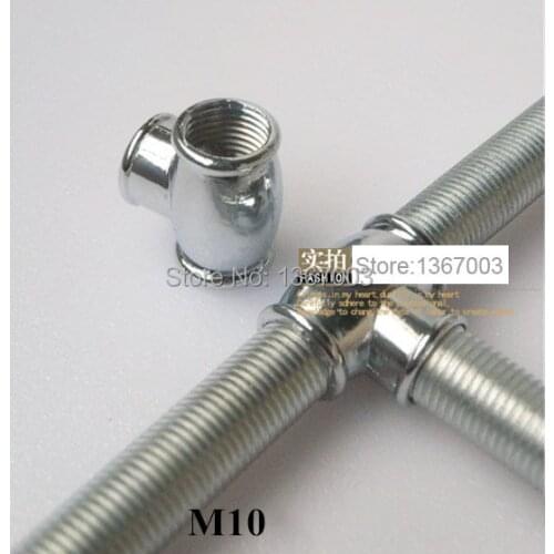 5PCS Zinc alloy electroplating tee 90 degree adapter converts head T-cylindrical connector DIY Lighting Accessories