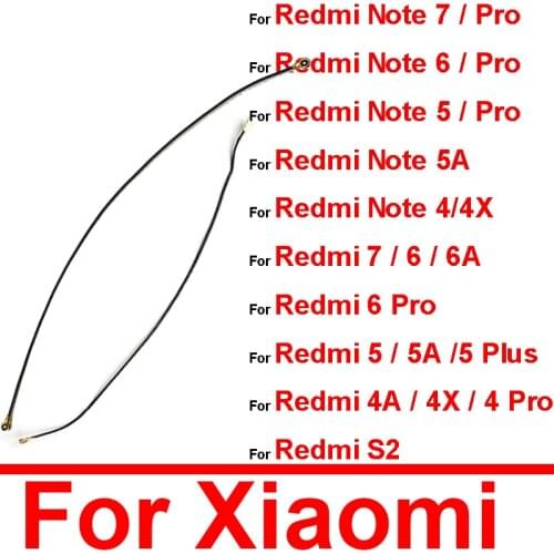 Signal Antenna Flex Cable For Xiaomi Redmi Note 3 S 4 5 6 7 S2 X A Pro Plus Prime Global Signal Wifi Connector Flex Replacement
