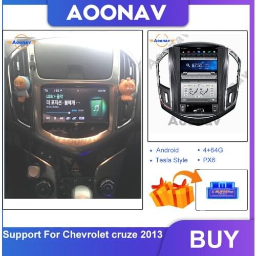 Car 2 Din Video Radio Multimedia Player For Chevrolet Cruze 2013 with MyLink Function Auto Stereo GPS Navigation Tape Recorder