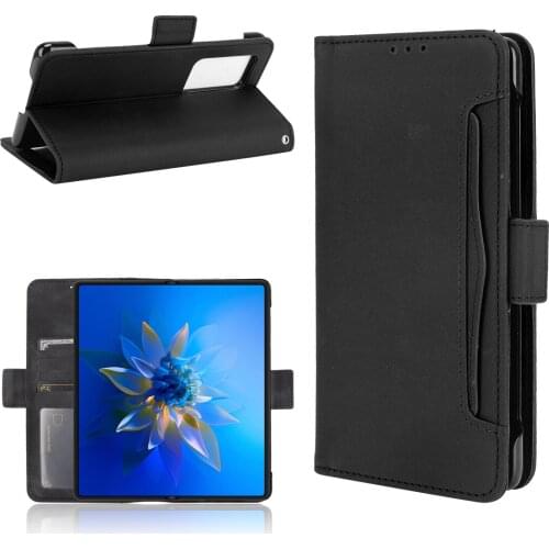 For Huawei Mate X2 Case Cover Premium Leather Wallet Leather Flip Multi-card slot Cover For Huawei Mate X2 MateX2 Case 8.0"