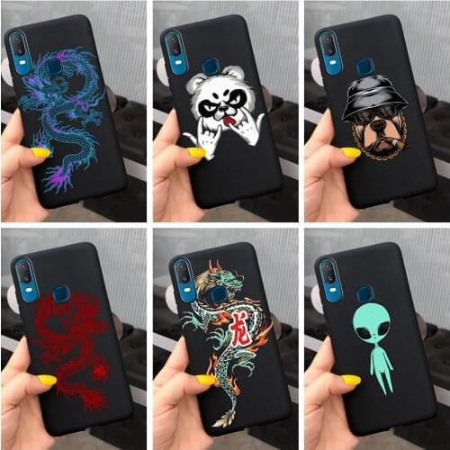 Cute Animals Patterned Cover For Vivo Y12 Case 1904 1940 Vivo Y11 Y12 Y15 Y17 Y19 Soft Slim Phone Cases For Vivo Y19 1915 Bumper
