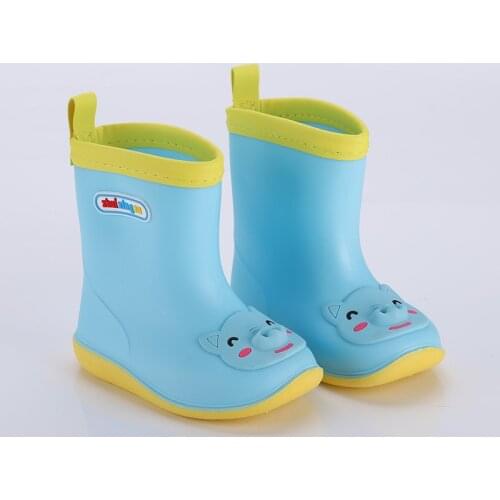 CHILDRENS Rain shoes BOYS Rain Shoes Baby Cover Rubber Girls Cute Four Seasons Anti-slip Young STUDENTS Rain shoe