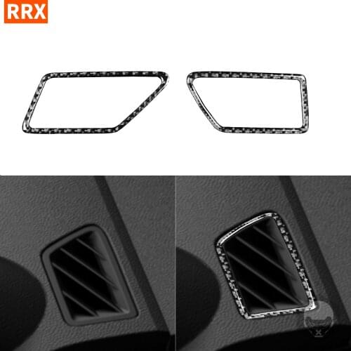For Mazda 3 Axela 2010 2011 2012 2013 Mazdaspeed 3 Carbon Fiber Sticker Both Sides Demister Outlet Frame Trim Car Accessories