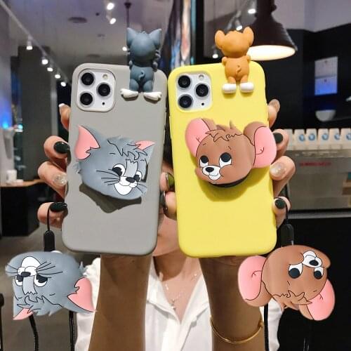 For OPPO Reno 2 2Z Z Ace Ace2 4 3 5 6 Pro 4Z 4G 5G Stand Holder Rope Phone Case