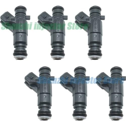 6PCS Fuel Injector Nozzle For x5 x6 rancher z6 zforce z6-ex 500 600 2011 2012 2013 OEM:0280156319