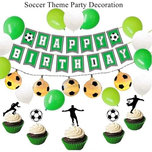 2M 10 LEDs Soccer Football String Lights DIY Soccer Accessories Atmosphere for Bar Club Party Decoration Fans Supplies World Cup