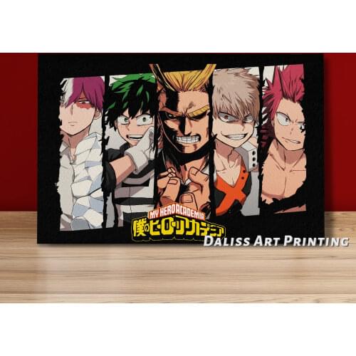 Canvas Anime MY HERO ACADEMIA Pictures Home Decoration Paintings Poster HD Prints Wall Art Modular Living Room Framed