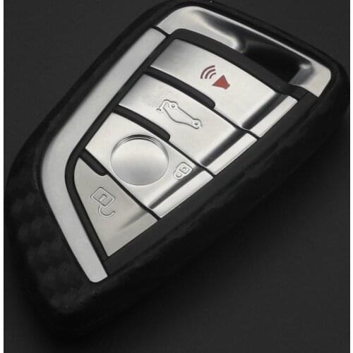 Kutery Remote Car Key Case Silicone Protect Shell For BMW X1 X5 F15 X6 F16 1 2 5 7 Series 2016 2017 2018