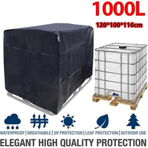 1000 Liters IBC Water Tank Cover Water Tank Protection Cover Aluminum Foil Waterproof Dustproof And UV Outdoor Furniture