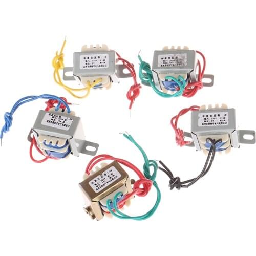 AC 6V 9V 12V 15V 24V Output Voltage 1W EI copper core Input 220V 50Hz~60Hz Single/dual voltage Copper power transformer