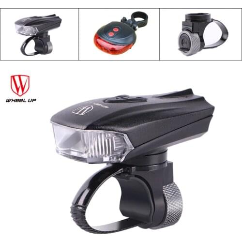 USB Rechargeable Bike MTB Flashlight Bicycle Front Safety Light With laser bike tail light
