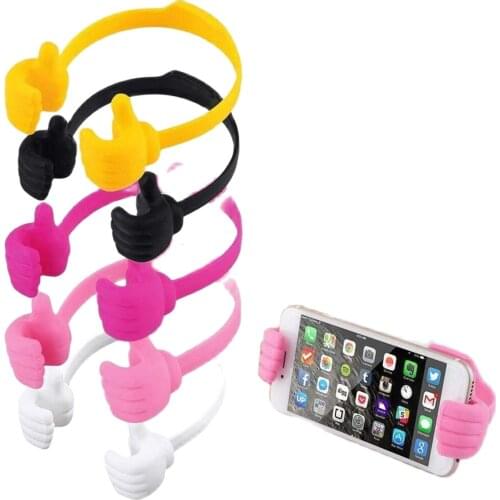 Thumbs Up Mobile Cell Phone Holder Movie Watching Lazy Bed Desktop Mount Stand Funny Holder for Phone подставка под телефон