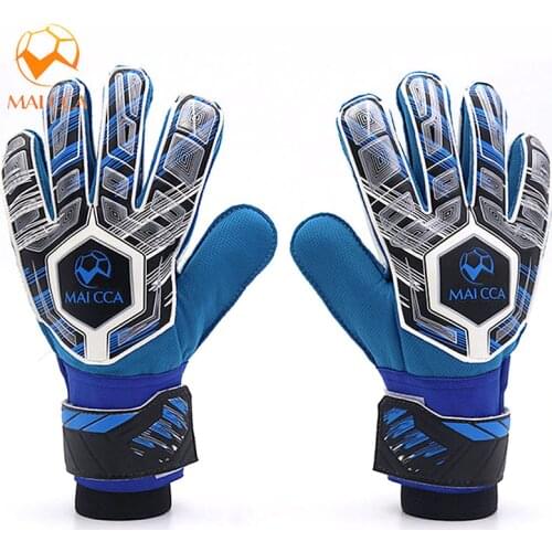 Professional Finger Protection Football Goalkeeper Gloves Kids Football Gloves Thicken Latex Soccer Goal Keeper Goalie Training