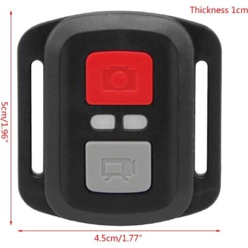 Black Waterproof Wireless 2.4G Remote Control Shutter for EKEN H9R H8R H6S H7S H5S PLUS Sport Action Camera DV Controller