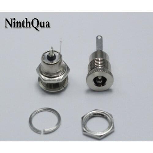 1pcs/lot DC-099 5.5*2.5mm / 5.5x2.5mm DC Power Socket Connector 5.5mm Panel Mounting Jack Adaptor for MP3 MP4 DVD ect