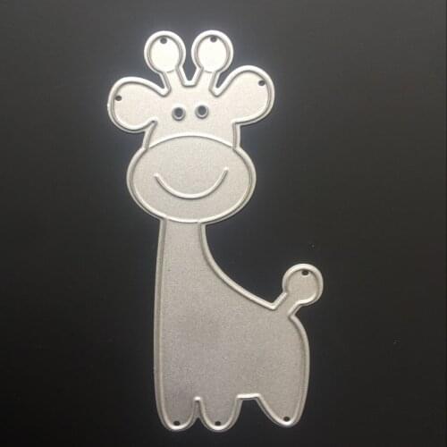 9.5*4.5cm Metal Craft Giraffe Paper Cutting Dies Scrapbooking DIY Wedding Birthday Cards