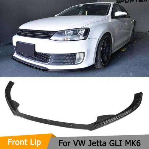 For Volkswagen VW Jetta GLI Sedan 4-Door 2013 2014 2015 Carbon Fiber / FRP Racing Front Lip Spoiler Aaccessories