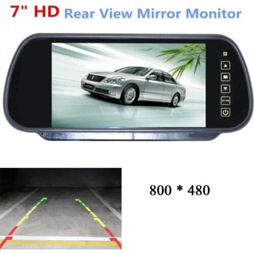 HD Universal 800 x 480 LCD TFT Color Screen For Car Reverse Rear View Backup Camera DVD Mirror Monitor , Free Shipping