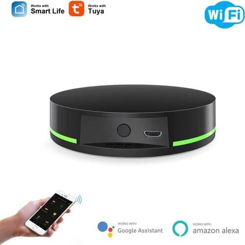 Tuya WiFi IR Universal Remote Controller Smart Controller Appliances Work With Smart Life App Voice Control Alexa Google Home