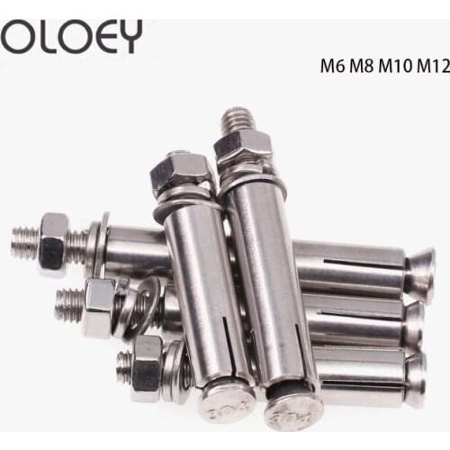 Factory Price Free M6 M8 M10 M12 Shipping 316 Stainless Steel Expansion Screw Bolt Extended Extra Long Broaching Wire