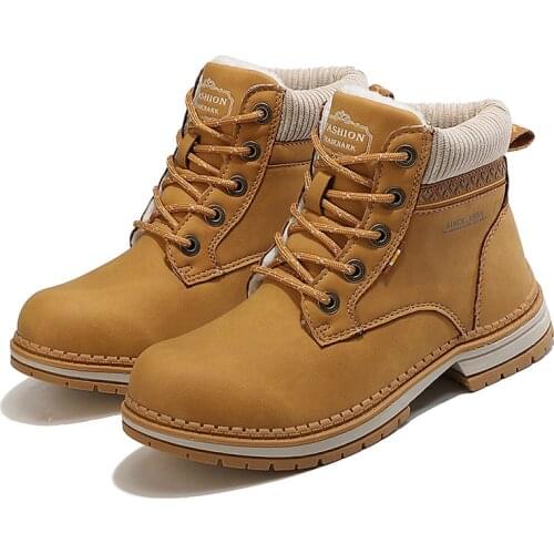 Women Boots Hot Fashion Winter Shoes Women Ankle Boots Round Toe Female Warm Plus Velvet Winter Snow Boots Women Shoes