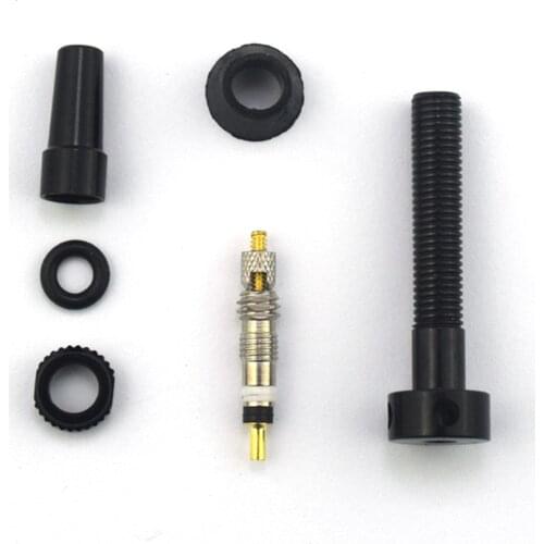 1 Pair 40mm Tubeless Air Valve for Road Bike & MTB Tubeless Valve Stem aluminum alloy silicone Valve Bike Accessories