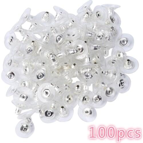 100pcs Handmake Stainless Steel Earnail Warhead Flying Saucer Earplug Earpin Cap Film Ear Plug Wholesale Jewelry Accessories
