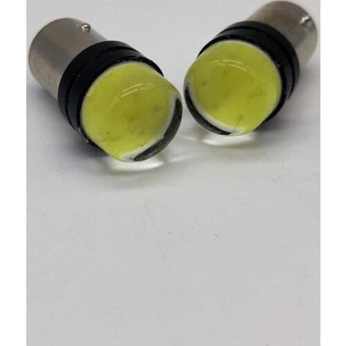 2PCS 1156 1157 P21W BA15S BAY15D COB Brake Lights Auto Reverse Bulb Parking Lamp 12V White