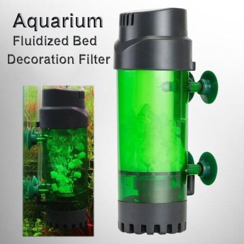 Aquarium Filter Fluidized Bed Nitrifying Bacteria Air Oxygen Pump Maker Fish Tank Decoration Device Air Bubble Stone Accessories