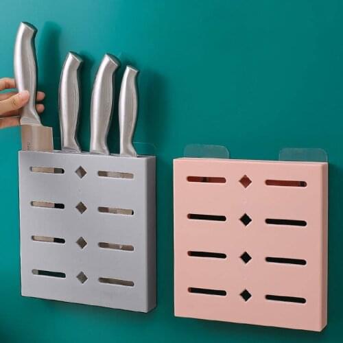 Knife Holder Shelf Household Kitchen Knife Knife Storage Rack Wall-Mounted Knife Holder Kitchen Supplies Plastic Box