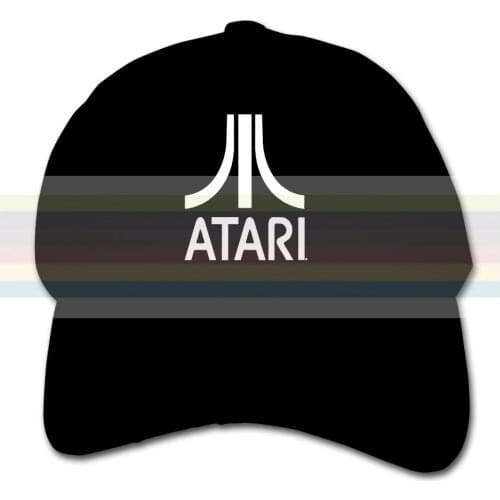 Atari 'Logo' Childrens baseball cap. Adjustable childrens cap. Travel cap outdoor