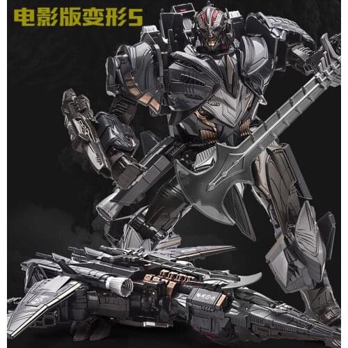 Transformation The Last Knight MW Galvatron Movie 5 Film Alloy Oversize Enlarge Plane Action Figure Leader Collection Robot Toy