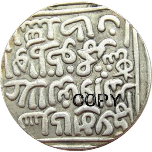 IN(06) Indian Ancient Silver Plated Copy Coins