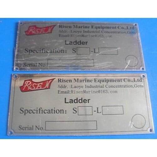 Customized 1mm thickness metal Sign board letter concave plate