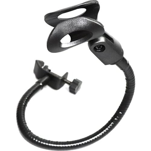 JABS Flexible Gooseneck Microphone Stand with Desk Clamp for Radio Broadcasting Studio, Live Broadcast Equipment, Stations