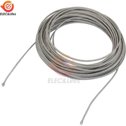 10M K-type thermocouple wire metal silver K Type high temperature sensor cable for digital thermostat Temperature Controller