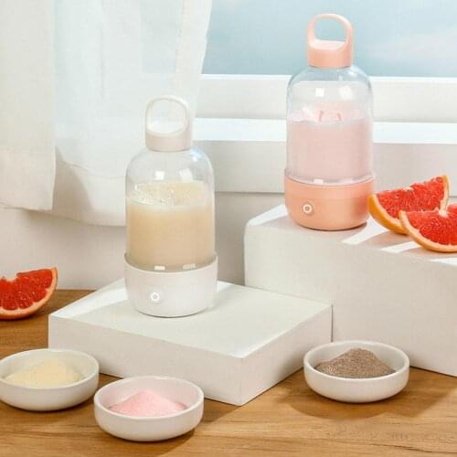 400ML Mini Blenders Portable Strong Power Fast Cute Detachable Electric Juicer Cup USB Easy to Wash Blenders for Kitchen