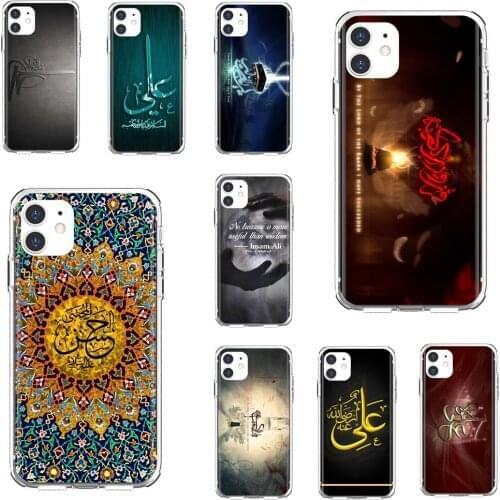 Soft Cases For Apple iPhone 10 11 12 Pro Mini 4S 5S SE 5C 6 6S 7 8 X XR XS Plus Max 2020 Imam-Ali-Lion-allah-god-all-world