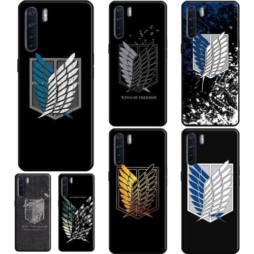 Attack on titan Shingeki no Kyojin For OPPO Reno 4 Pro 2 2Z F7 F5 A5 A9 A31 A53 2020 A1K A5S A15 A52 A72 A91 A83 Soft Case